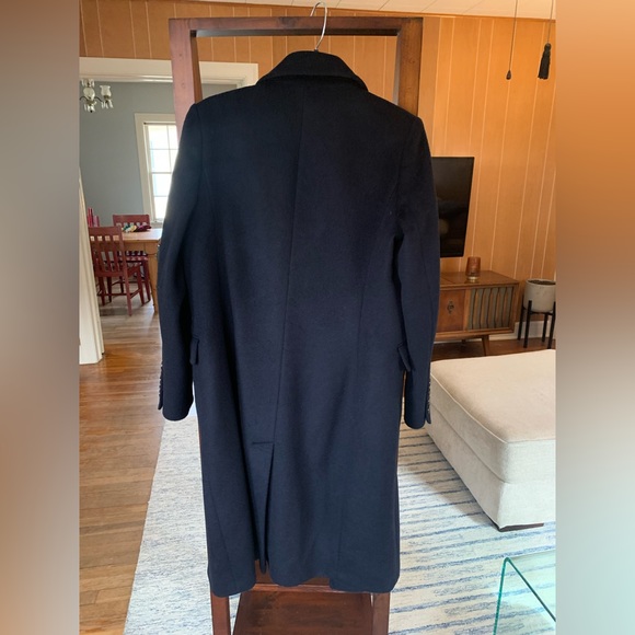 Navy wool coat - Picture 3 of 6